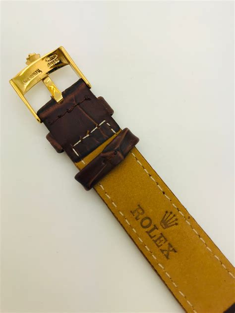 rolex watch strap leather|rolex leather watch straps replacement.